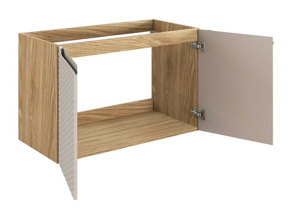 Kast Onder Wastafels OCEAN CUW90 2D 90x46x57 Lichtbruin