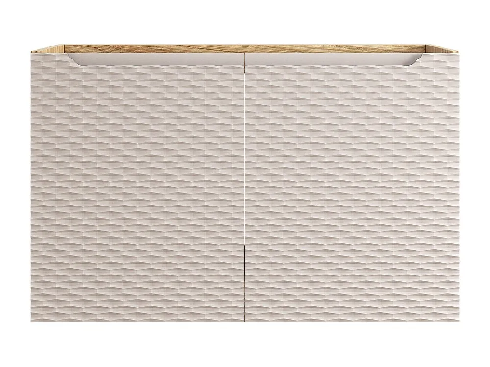 Kast Onder Wastafels OCEAN CUW90 2D 90x46x57 Lichtbruin