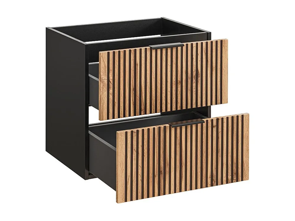 Kast Onder Wastafels XILO CUW60 2D 60x46x57 Donkergrijs