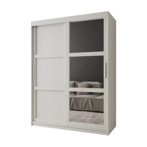 MIROR 3 KLEDINGKAST MET SCHUIFDEUREN 200/150/62 2 deuren (wit)