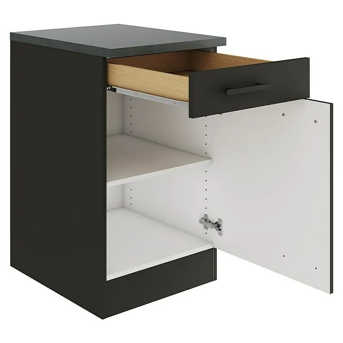 Optifit OPTIkult Onderkast Madrid 420 - Antraciet, l x b x h: 60 x 50 x 84,8 cm
