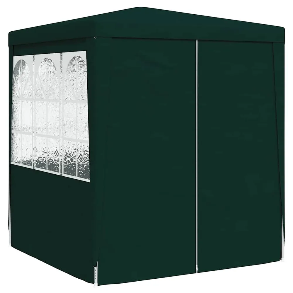Partytent met zijwanden professioneel 90 g/m² 2x2 m groen