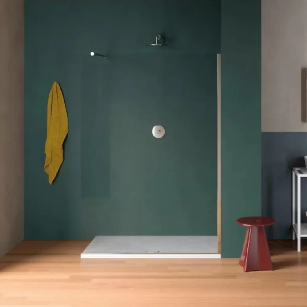 Rectangular shower tray stone effect ceramic model Pietraceramica 70x120 cm - Chalk Parelmoer
