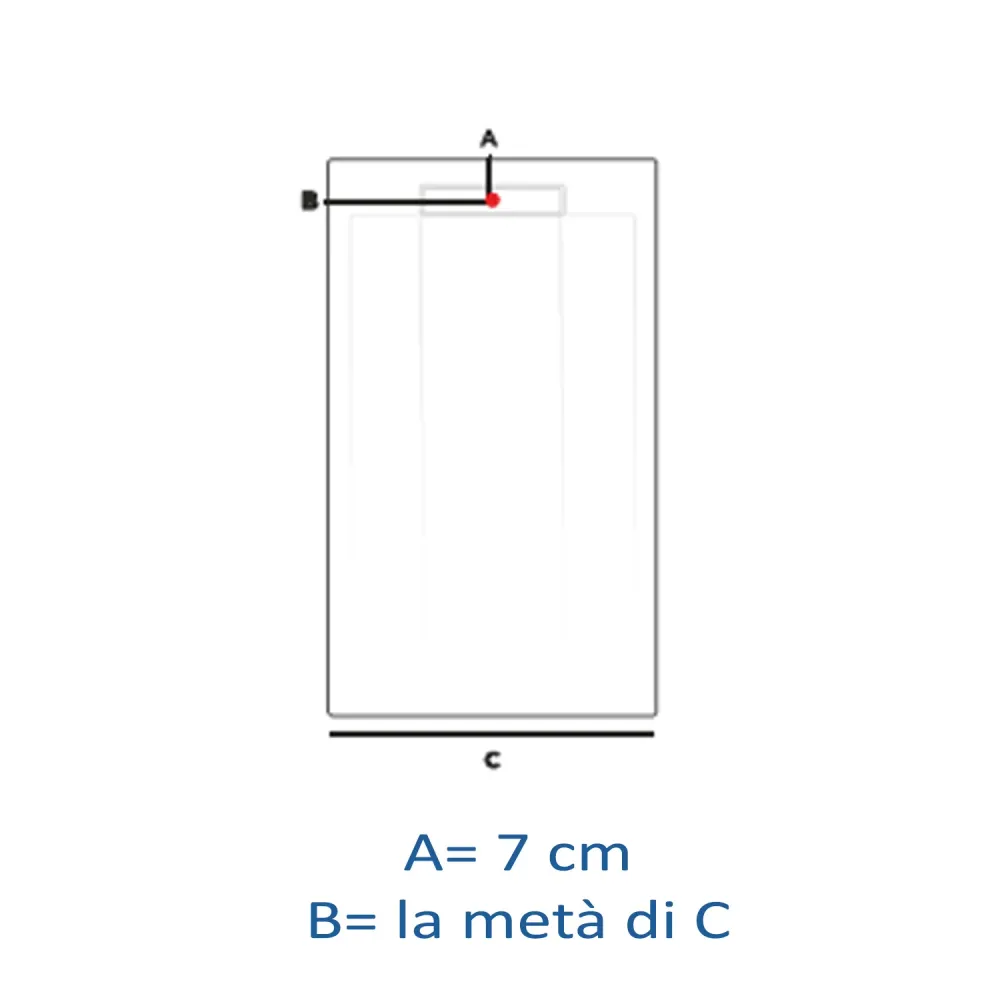 Resin shower tray model Titano 90x100 cm cream stone effect