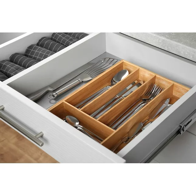 Richelieu 18- Side Mount 100-lb Load Capacity Platinagrijs Drawer Slide (2-Pieces)
