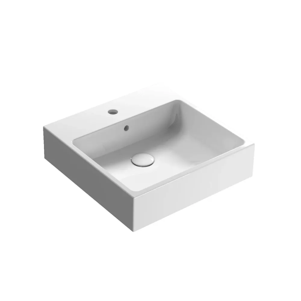 Sink installation Suspended or Countertop 50x50 cm - Globo Tijdloos