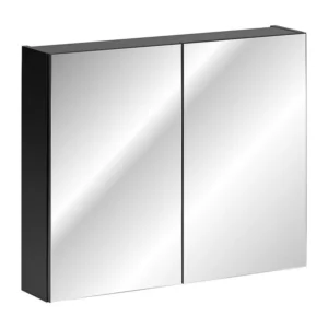 Spiegelkasten SANTA FE MC80 2D 80x17x65 Zwart