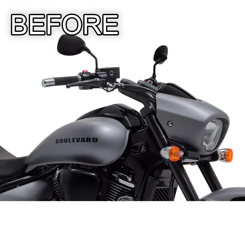 Suzuki Boulevard Volusia M50 C90 C50 Metaalglans Tank Trim
