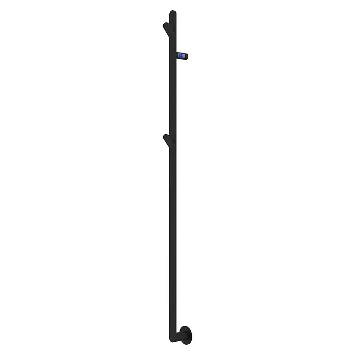 TVS Design Badkamerradiator PLUS 1F - b x h: 80 x 1.530 mm, Zwart