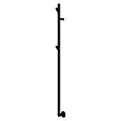 TVS Design Badkamerradiator PLUS 1F - b x h: 80 x 1.530 mm, Zwart