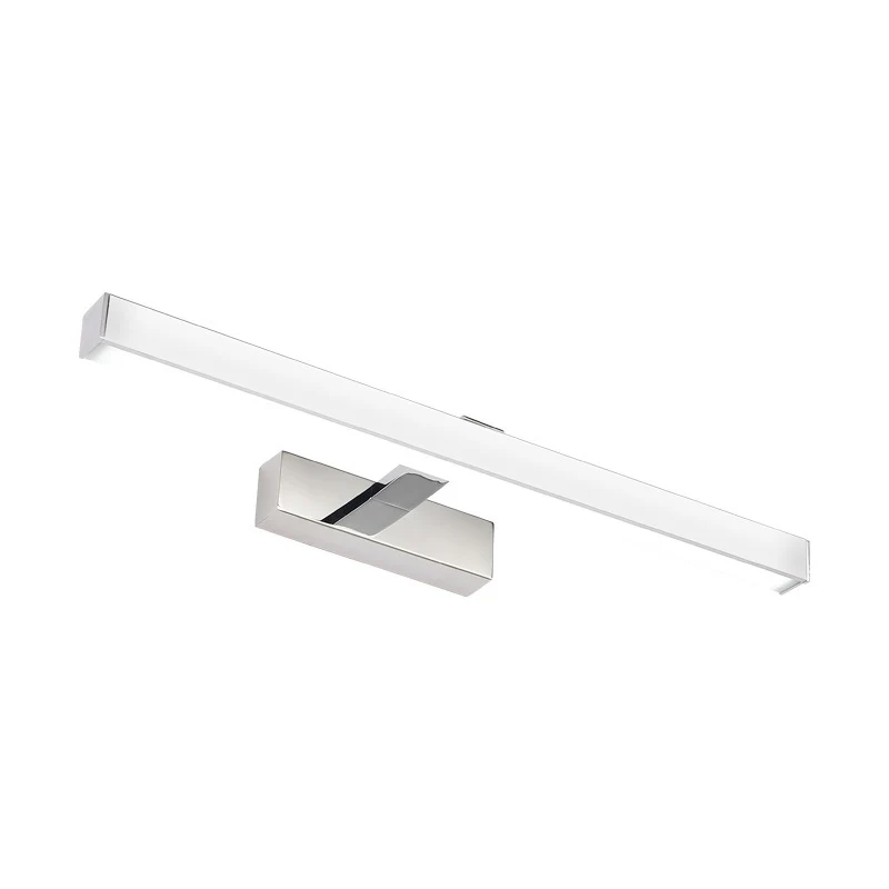 Witte staafvormige wandlamp Minimalistisch acryl LED-wandgemonteerd ijdelheidslicht voor badkamer
