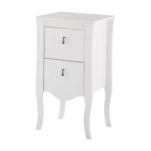 Zijkasten ELISABETH SCAB45 2D 45x36x82 Wit