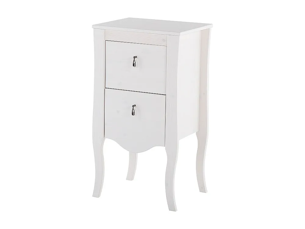 Zijkasten ELISABETH SCAB45 2D 45x36x82 Wit
