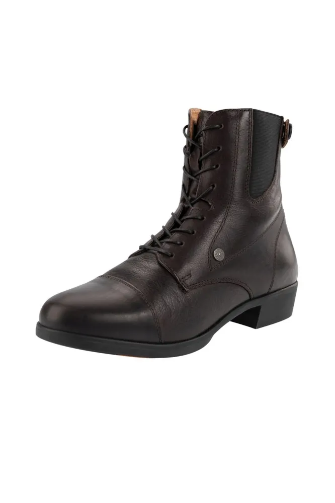 Advanced II BZ Lace Soft Jodhpur Boots Back Zip and Lace Taupe 5