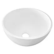 Best Design Waskom Arezzo - Diameter: 20 cm, Mat wit