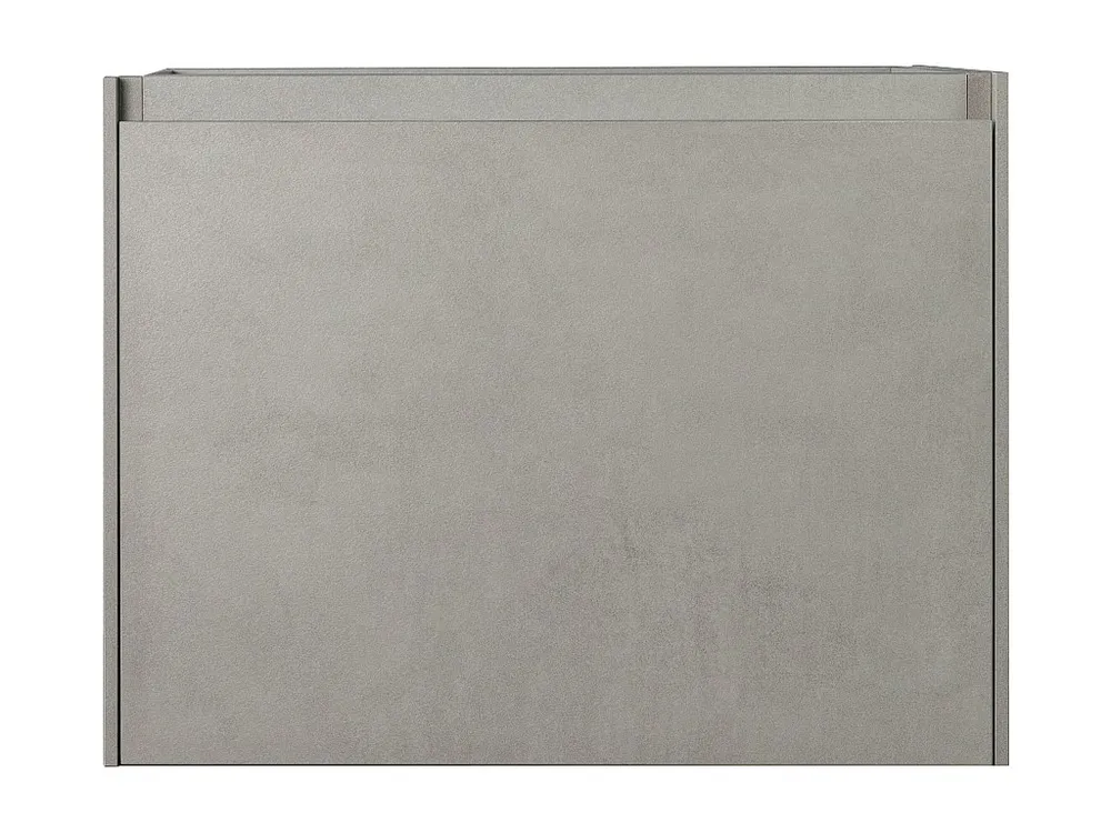 Betongrijs hangmeubel onder wastafel, L60 cm, SOSTHENE