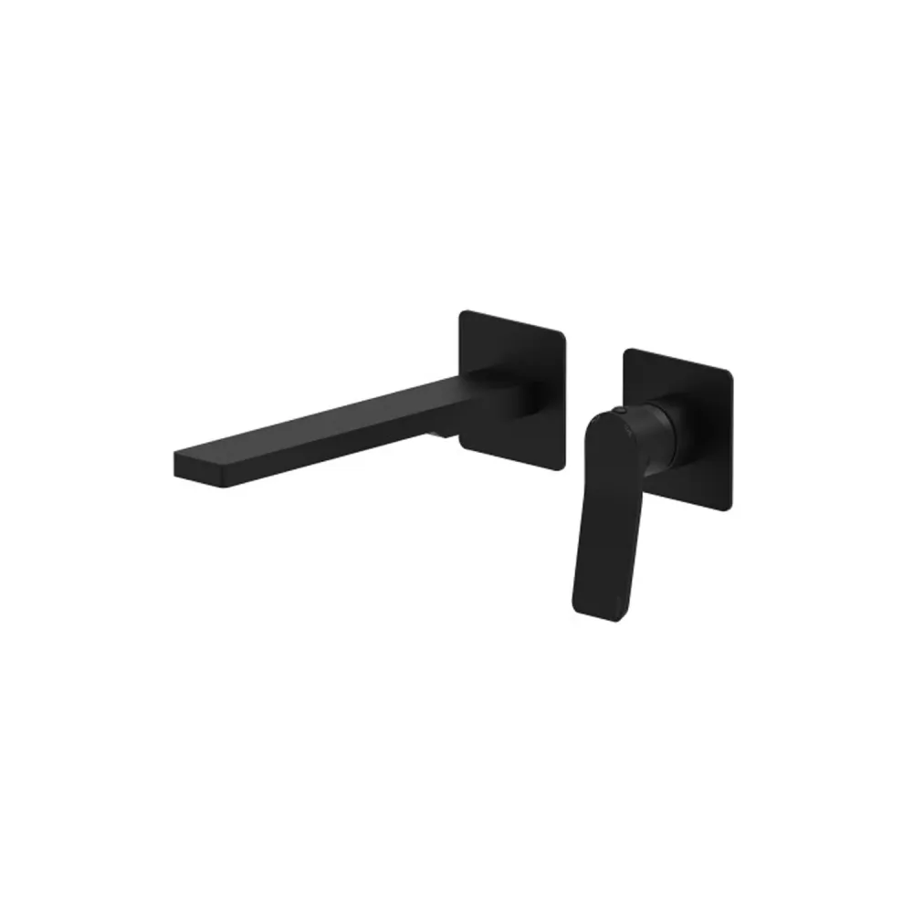 Built- basin mixer Paffoni Tilt series - l. 200 mm - Matte Koolzwart