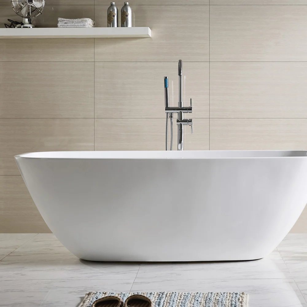 Center room bathtub model Quarzo Freestanding cm 180x87x60