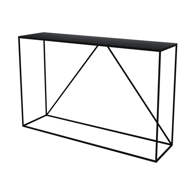 Contemporary Hall Metaal Console Table Rectangle Frame Console Accent Table 31