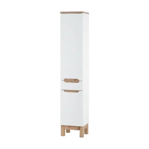 Hoge Kast BALI HC35 2D1D 35x33x187 Wit