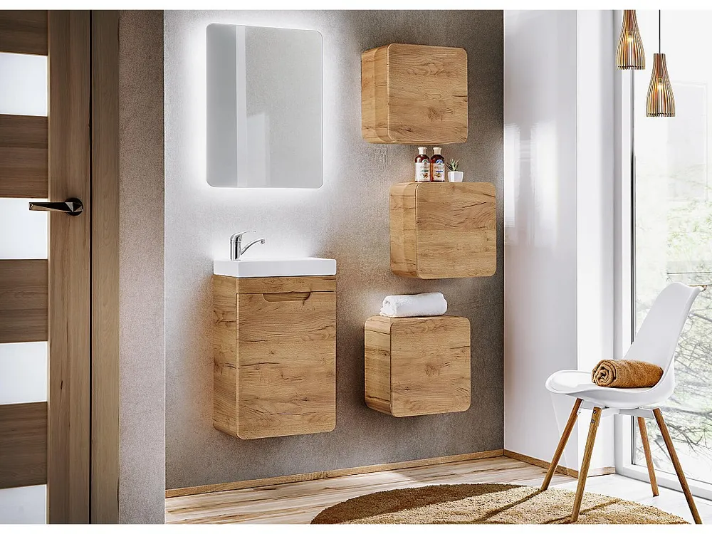 Kast Onder Wastafels ARUBA CUW40 1D 40x22x60 Natuurtint
