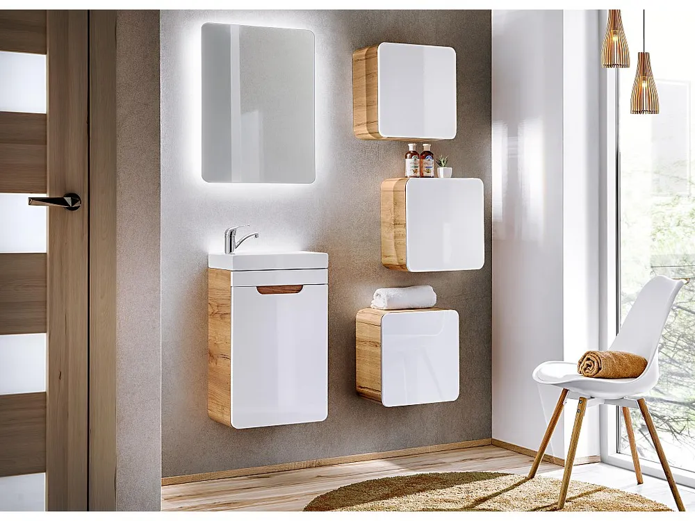 Kast Onder Wastafels ARUBA CUW40 1D 40x22x60 Wit