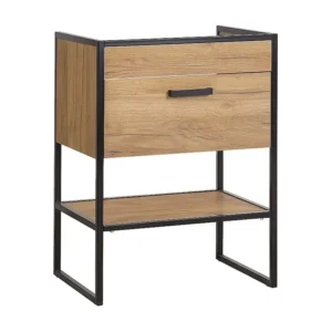 Kast Onder Wastafels BROOKLIN CUW60 1D 60x46x82 Lichtbruin