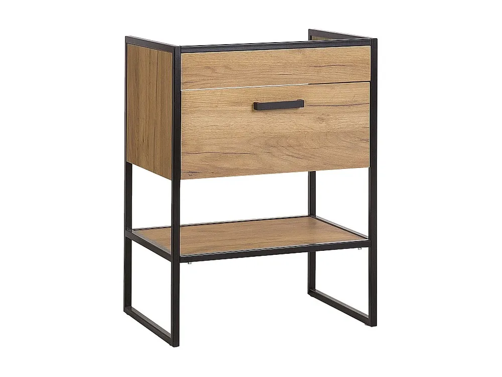 Kast Onder Wastafels BROOKLIN CUW60 1D 60x46x82 Lichtbruin
