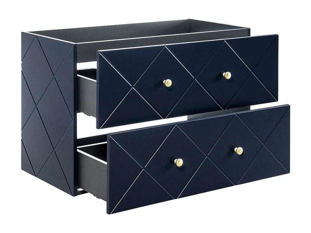 Kast Onder Wastafels ELEGANCE CUW90 2D 90x46x61 Blauw