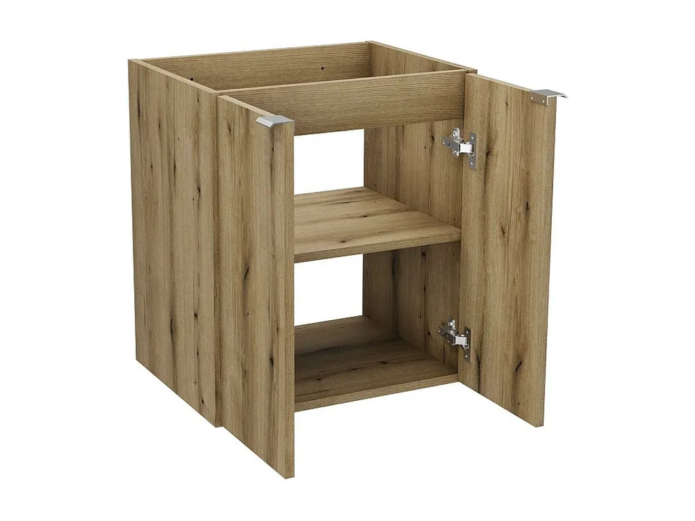 Kast Onder Wastafels NOVA CUW50 2D 50x39x57 Natuurtint
