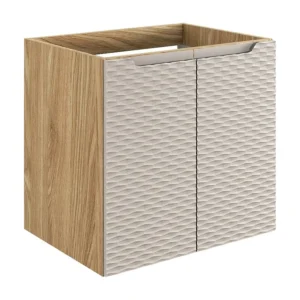 Kast Onder Wastafels OCEAN CUW60 2D 60x46x57 Natuurtint
