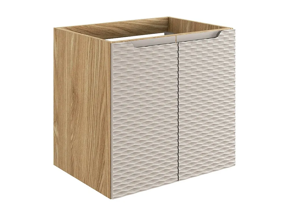 Kast Onder Wastafels OCEAN CUW60 2D 60x46x57 Natuurtint