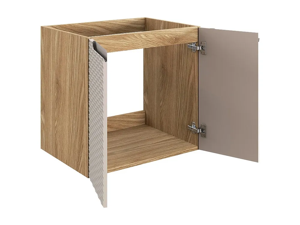 Kast Onder Wastafels OCEAN CUW60 2D 60x46x57 Natuurtint