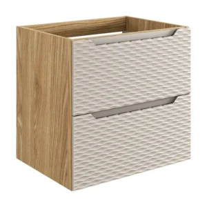 Kast Onder Wastafels OCEAN CUW60 2D 60x46x57 Lichtbruin