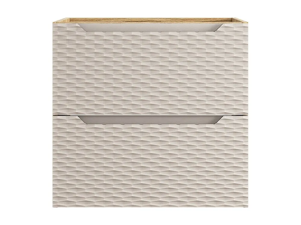 Kast Onder Wastafels OCEAN CUW60 2D 60x46x57 Lichtbruin