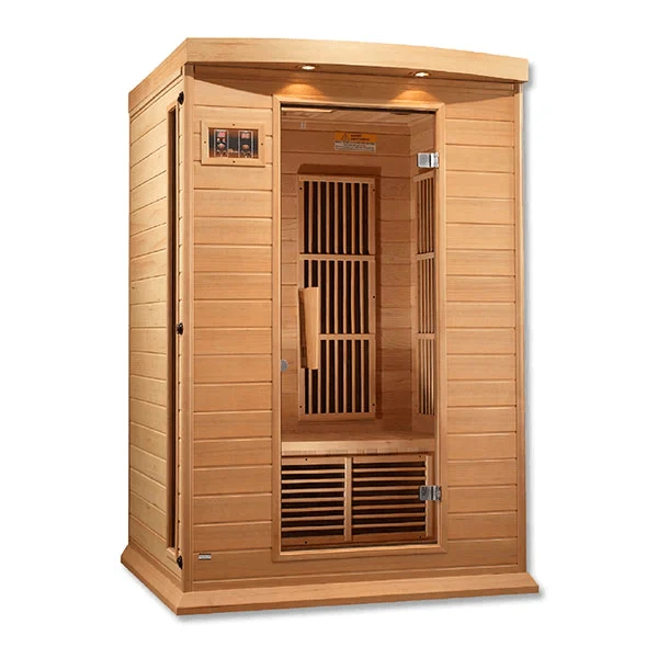 Maxxus 2-Person Low EMF FAR Indoor Infrared Sauna + Rood Light Therapy | MX-K206-01