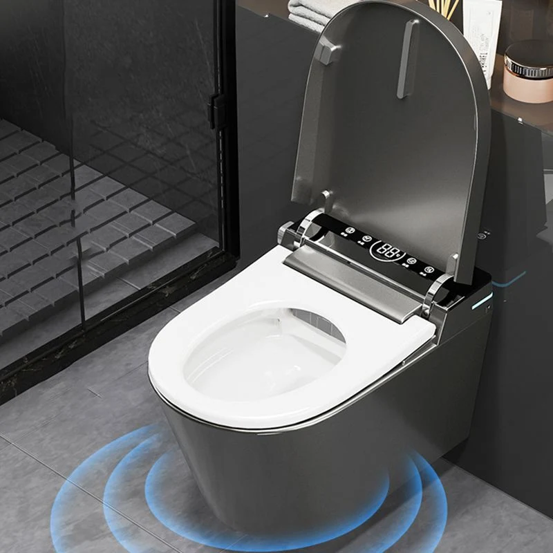 Minimalism Wall Mounted Bidet Elongated Foot Sensor Ceramic Heet Seat