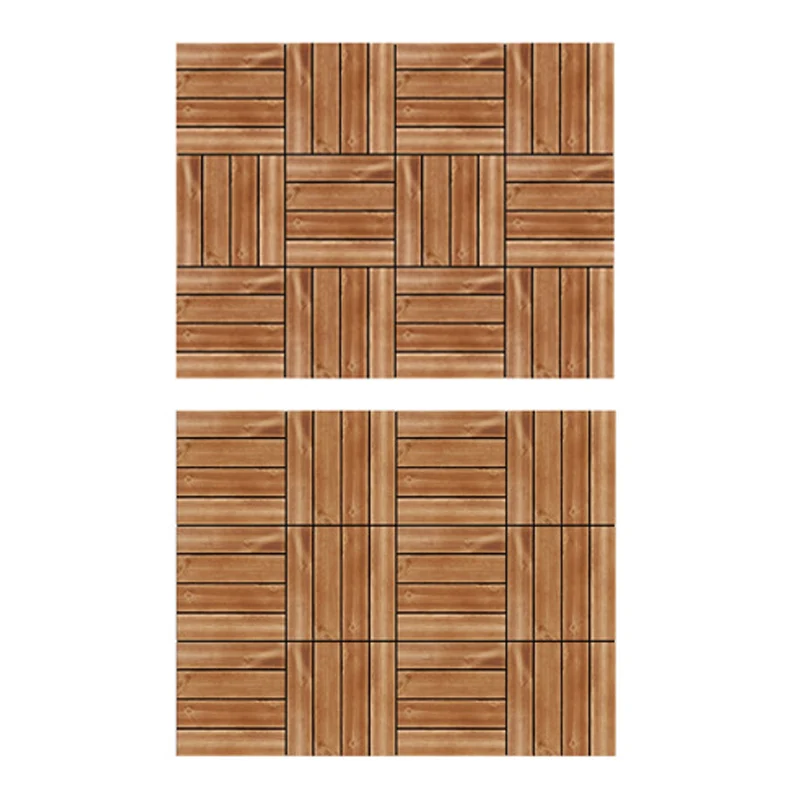 Pine Floor Tile Water Resistant Click Lock Tradition Natuurhout Floor Living Room