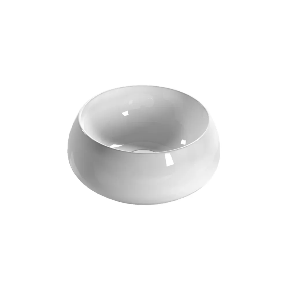 Round countertop washbasin diameter 35 cm Ceramica Globo TE035.BI
