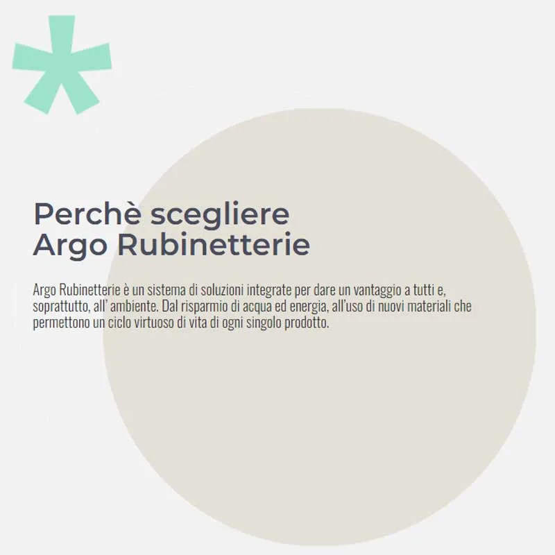 Single-lever built- shower mixer diverter Derby steengoed cartridge Argo Rubinetterie
