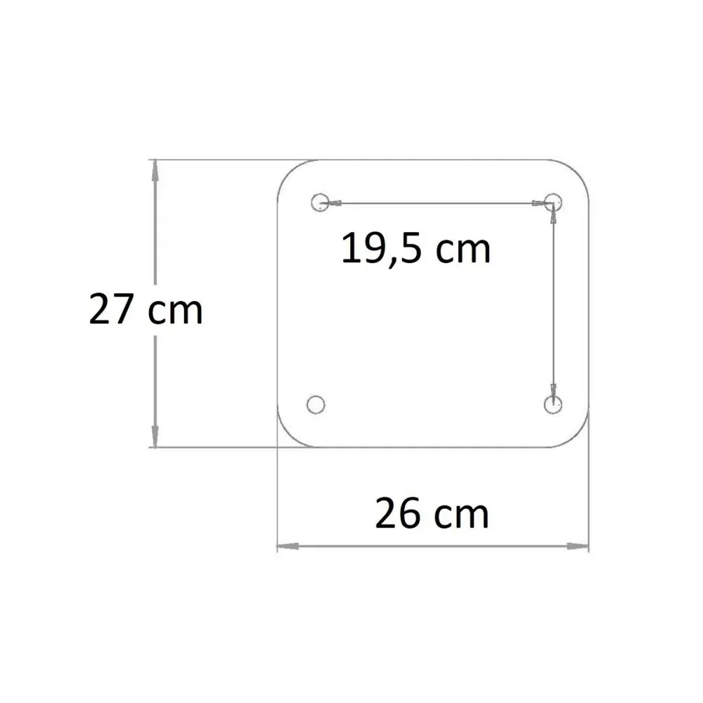 Solar shower column zwart HDPE, 15 cm shower head and foot washer