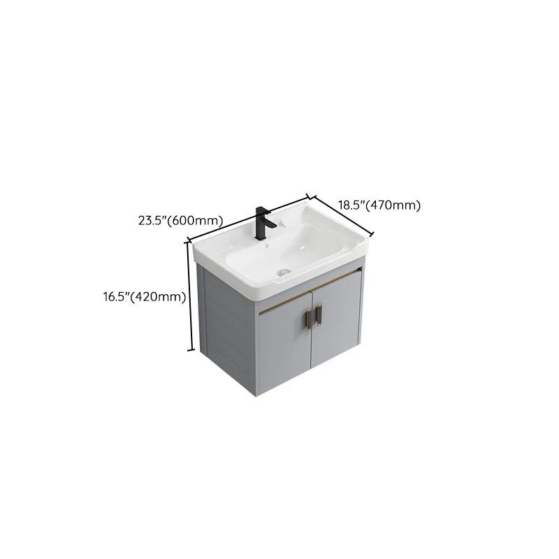 Wall Mount Sink Included Bathroom Sink Vanity Doors Sink 17l