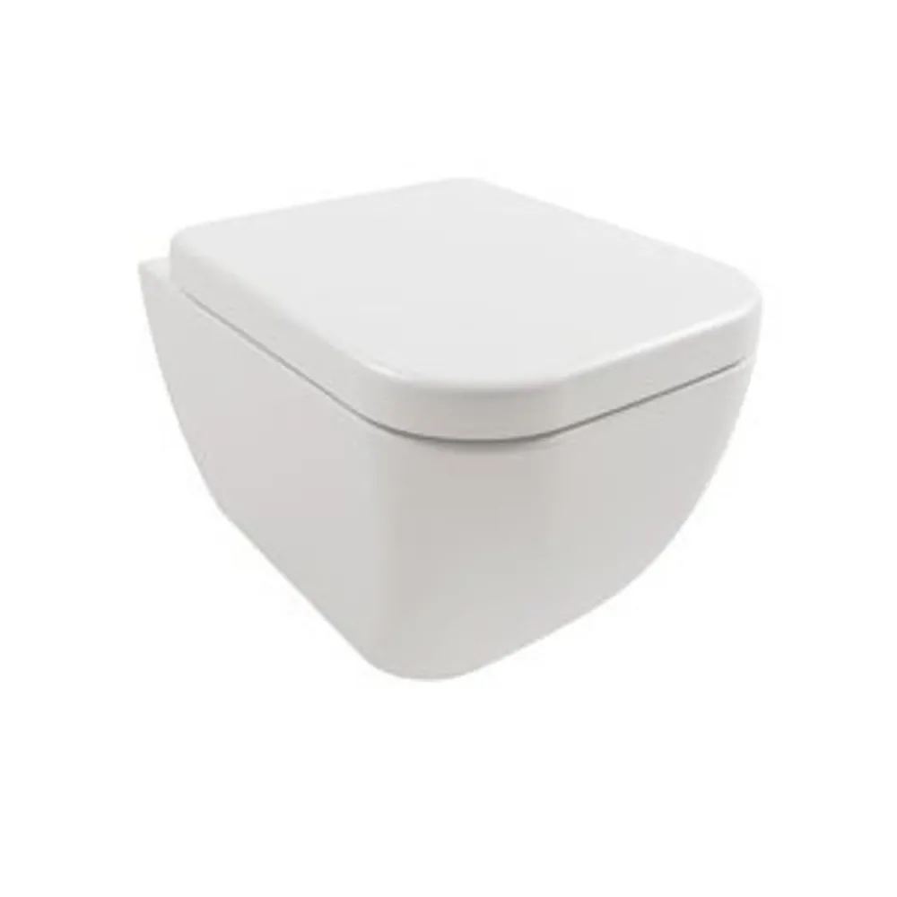 Wall-hung basin 52x36 cm Bianca series Hatria zacht close seat