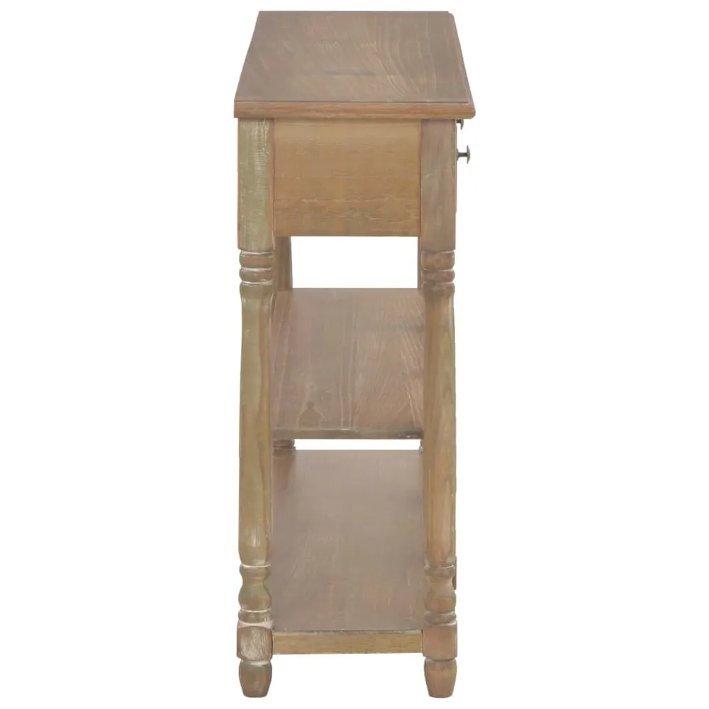 Wandtafel 110x30x76 cm bewerkt hout