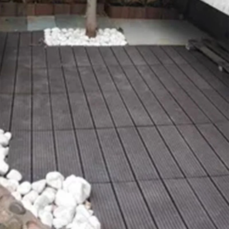 Wood Rectangular Floor Tiles Nailed Installation Floor Board