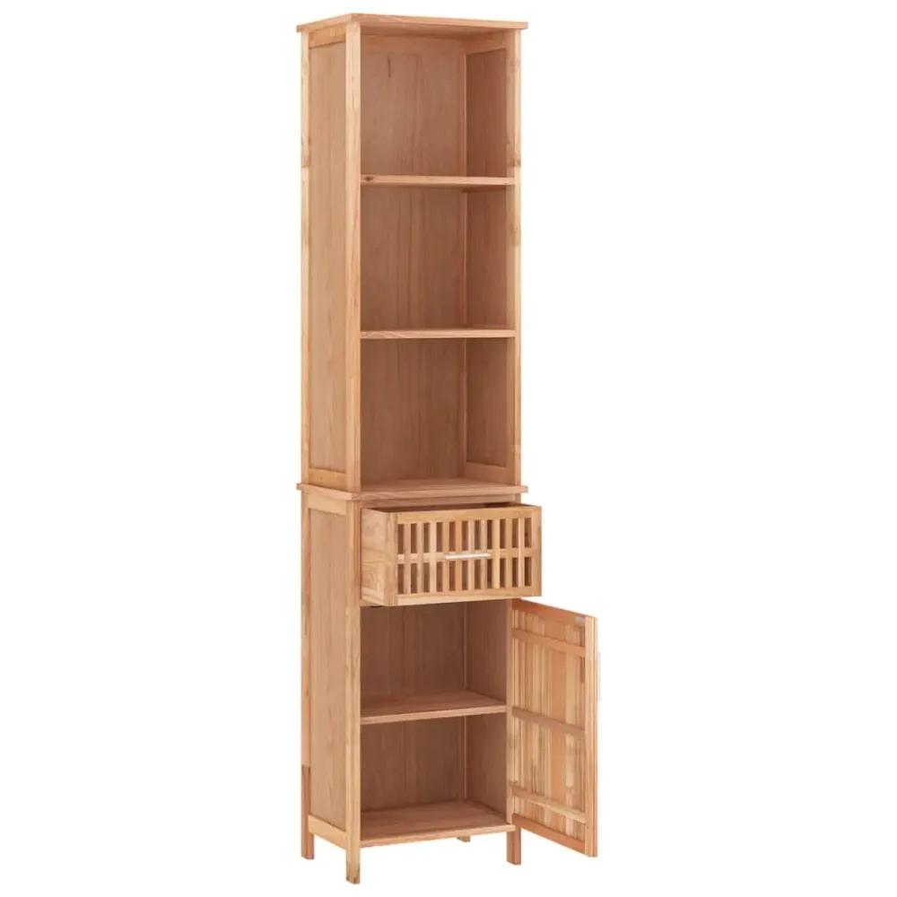 Bathroom cabinet Blaze | Notenhout wood met Verstelbare Hoogte