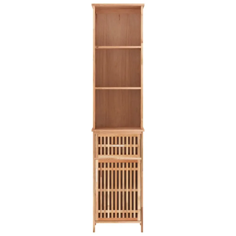 Bathroom cabinet Blaze | Notenhout wood met Verstelbare Hoogte
