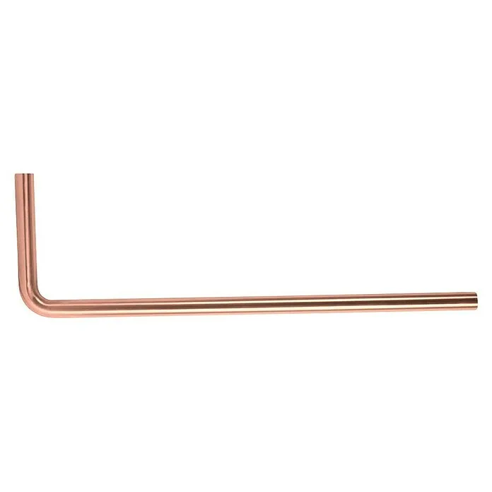 Best Design Vloerbuis - Roségoud, Lengte: 80 cm