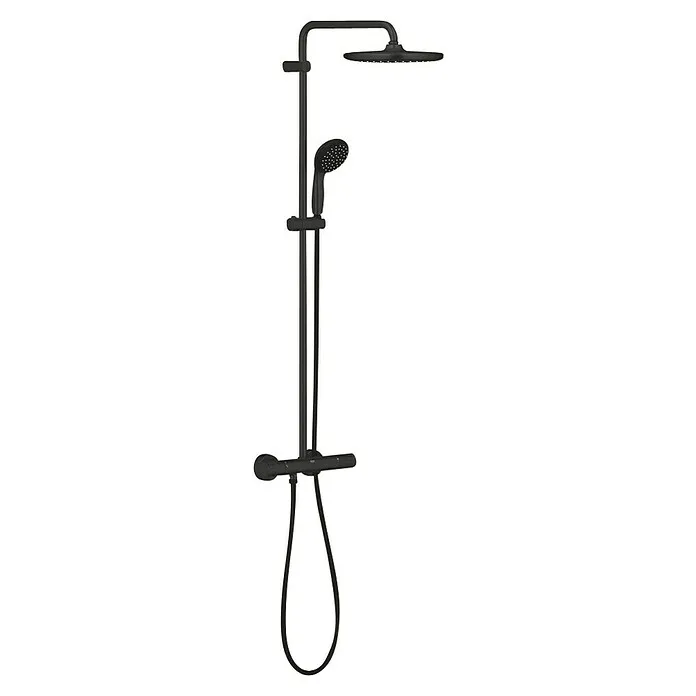 Grohe Vitalio Start Douchesysteem 250 - Hoogte: 113,2 cm, Aantal straalsoorten: 2 st., Mat Zwart