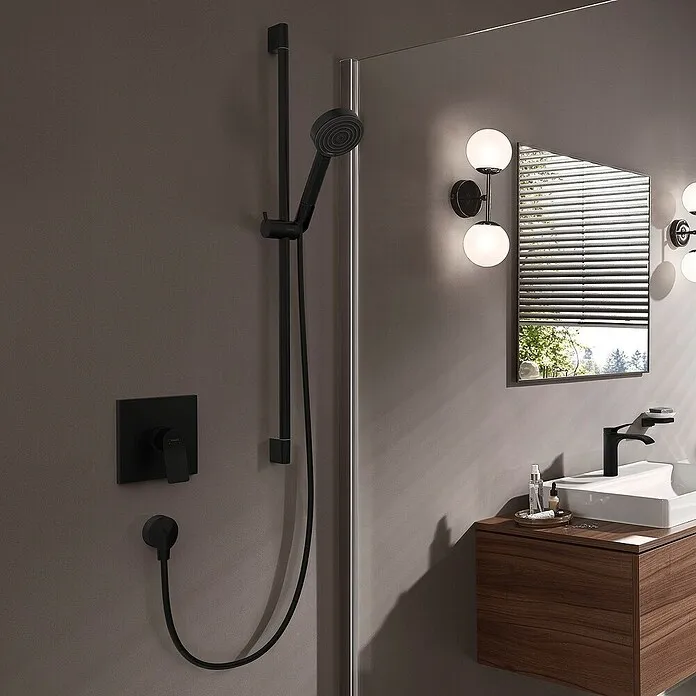 Hansgrohe Pulsify Select S Douchekop 105 Activation EcoSmart - Zwart